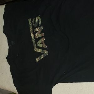 Vans Boys T-Shirt Black XL